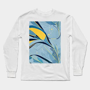 Chromatic Botanic Abstraction #89 Long Sleeve T-Shirt